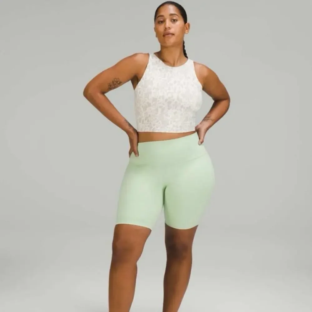 Lululemon Align High-Neck Tank Top Cheetah Camo White Multi Women’s Size 2